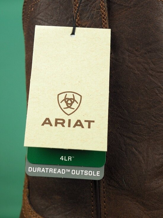 NEW Ariat Hybrid Grit Western Boot Mens 10 D Medium Earth/Alamo Brown Square Toe main image 5